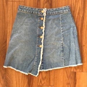 Zara denim skirt
